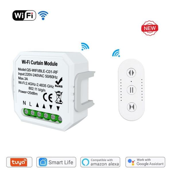smart home control tuya life curtain switch module remote blinds roller shutter rf+wifi timer google aelxa echo
smart home control tuya life curtain switch module remote blinds roller shutter rf+wifi timer google aelxa echo