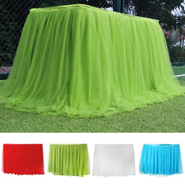 with tablecloth + 3 table clips multi colors table skirt home decoration 75*100cm party tulle tutu wedding party decoration
with tablecloth + 3 table clips multi colors table skirt home decoration 75*100cm party tulle tutu wedding party decoration