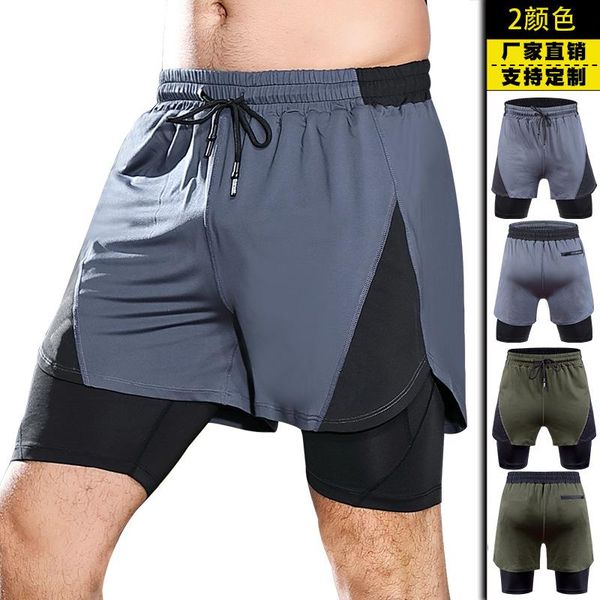men's shorts sports pants stretch quick-drying fake two-piece running fitness basketball double, White;black
men's shorts sports pants stretch quick-drying fake two-piece running fitness basketball double, White;black
