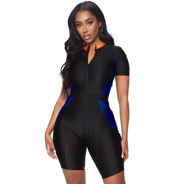 jumpsuits,rompers beautiful trend big size short sleeve tight high stretch jacquard splicing large sports yoga jumpsuit
jumpsuits,rompers beautiful trend big size short sleeve tight high stretch jacquard splicing large sports yoga jumpsuit