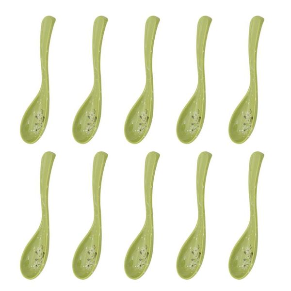 spoons 10pcs imitation porcelain chrysanthemum pattern melamine break-resistant soup spoon tableware for home restaurant (random
spoons 10pcs imitation porcelain chrysanthemum pattern melamine break-resistant soup spoon tableware for home restaurant (random