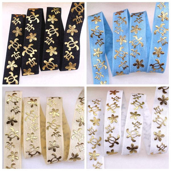 100yards 5/8" gold foil turtle foe ribbon tortoise fold over elastic ocean series welcome custom design, Pink;blue
100yards 5/8" gold foil turtle foe ribbon tortoise fold over elastic ocean series welcome custom design, Pink;blue