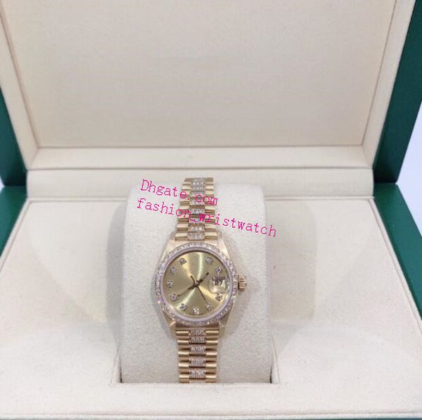diamond womens classic watches 69178 26mm big magnifier gold dial mechanical sapphire mirror steel bracelet luxury ladies watch waterproof, Slivery;brown
diamond womens classic watches 69178 26mm big magnifier gold dial mechanical sapphire mirror steel bracelet luxury ladies watch waterproof, Slivery;brown