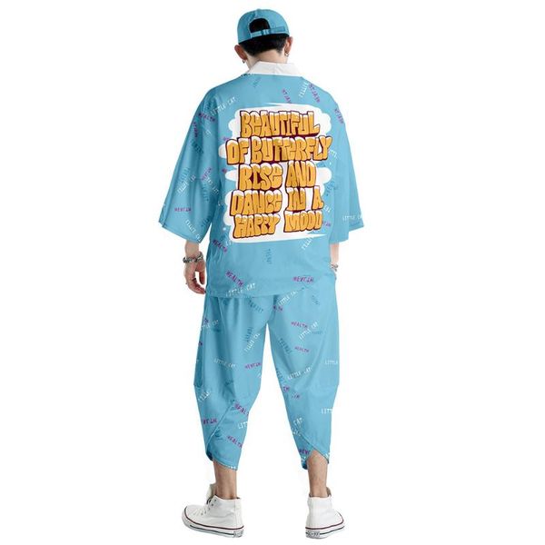 ethnic clothing alphabet graffiti printed loose japanese cardigan kimono + pants 2pcs autumn couple women men yukata harajuku oversize 6xl, Red
ethnic clothing alphabet graffiti printed loose japanese cardigan kimono + pants 2pcs autumn couple women men yukata harajuku oversize 6xl, Red