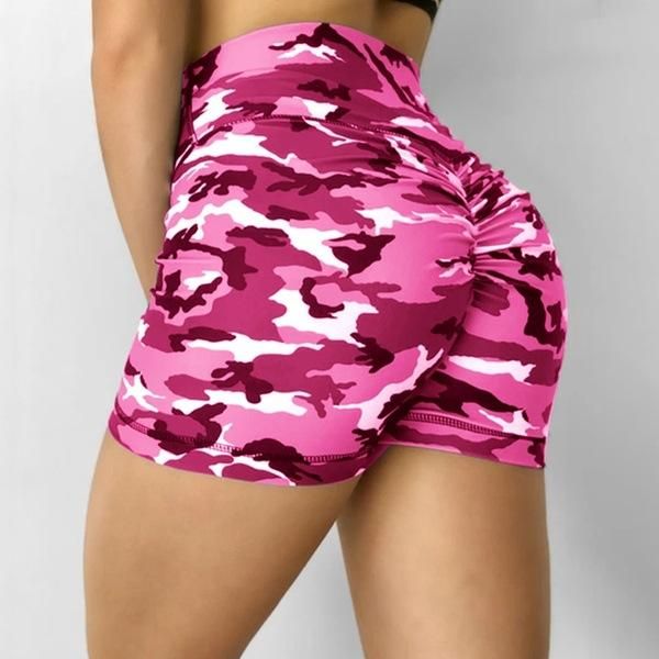 2021 casual women's yoga shorts camouflage printing high waist design summer fashion yoga pants sport running shorts for ladies, White;red
2021 casual women's yoga shorts camouflage printing high waist design summer fashion yoga pants sport running shorts for ladies, White;red