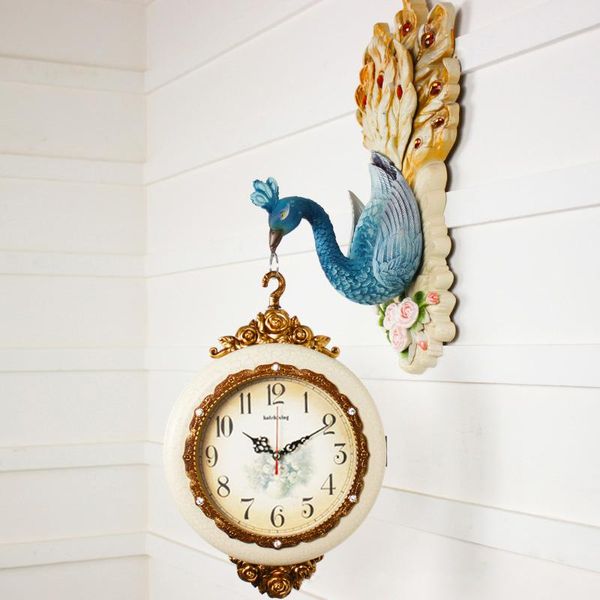 wall clocks nordic 3d peacock clock silent large two sided art vogue living room zegar scienny modern home decor ab50wc
wall clocks nordic 3d peacock clock silent large two sided art vogue living room zegar scienny modern home decor ab50wc