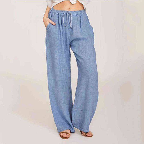 cotton linen pants women fashion solid color high waist drawstring straight loose vintage casual lady wide-leg long 211124, Black;white
cotton linen pants women fashion solid color high waist drawstring straight loose vintage casual lady wide-leg long 211124, Black;white