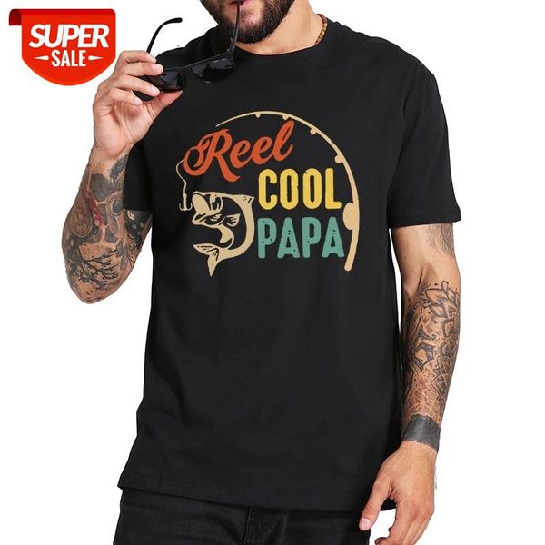 reel cool dad t shirt father's day tshirt creative design 100% cotton breathable crew neck tee drop ship #kf3h, White;black
reel cool dad t shirt father's day tshirt creative design 100% cotton breathable crew neck tee drop ship #kf3h, White;black