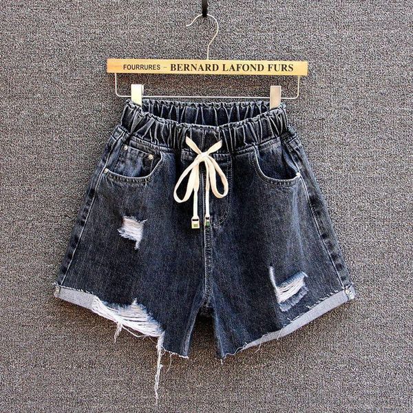 women's jeans denim shorts 2021 tide high waist slim loose size summer thin elastic hole women, Blue
women's jeans denim shorts 2021 tide high waist slim loose size summer thin elastic hole women, Blue