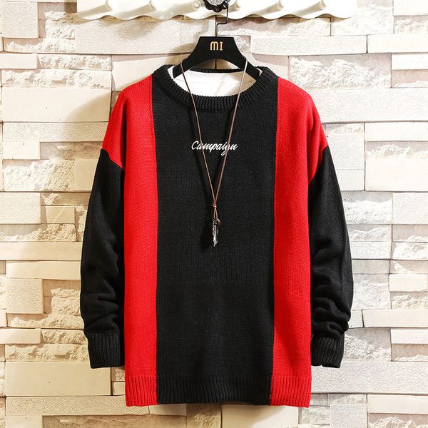 2021 new sweaters men's long sleeves autumn spring striped pullover knitted o-neck plus oversized 5xl vieh, White;black
2021 new sweaters men's long sleeves autumn spring striped pullover knitted o-neck plus oversized 5xl vieh, White;black