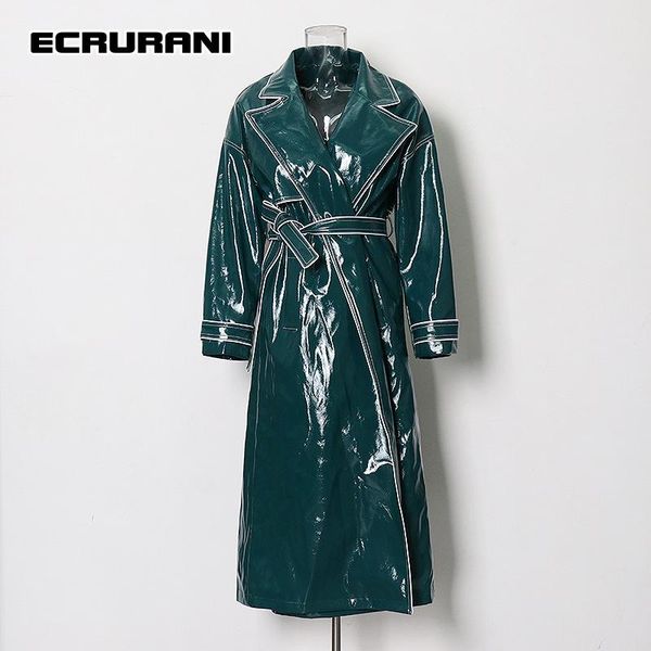 women's leather & faux ecrurani green casual lace up pu trench for female lapel long sleeve solid minimalist windbreaker 2021 autumn st, Black
women's leather & faux ecrurani green casual lace up pu trench for female lapel long sleeve solid minimalist windbreaker 2021 autumn st, Black