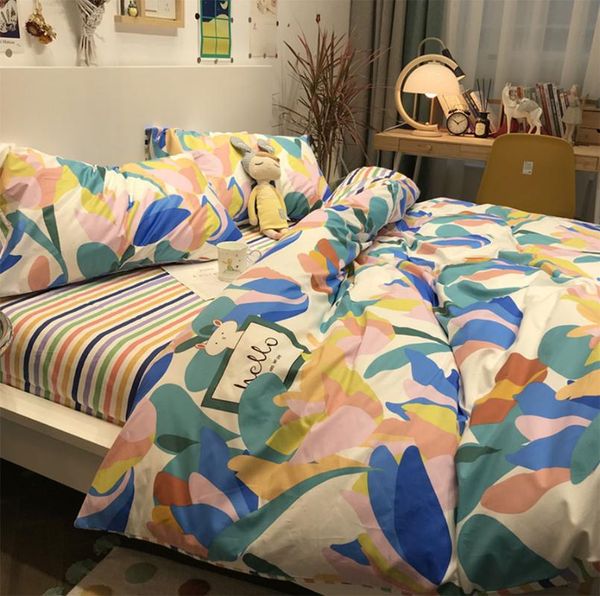 european american abstract pastoral flower bedding set,cotton twin full home textile bed sheet pillow case quilt cover
european american abstract pastoral flower bedding set,cotton twin full home textile bed sheet pillow case quilt cover