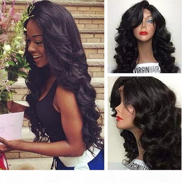 natural hairline lace front wig with baby hair brazilian virgin hair body wave glueless full lace wigs body wave wigs, Black;brown
natural hairline lace front wig with baby hair brazilian virgin hair body wave glueless full lace wigs body wave wigs, Black;brown