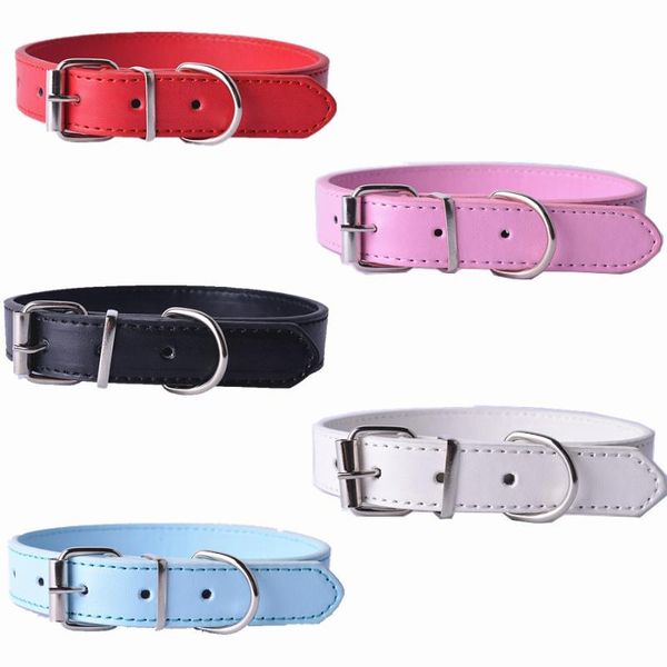 dog collars & leashes black red pink pu leather collar puppy small adjustable buckle blue white rose purple colors 4sizes
dog collars & leashes black red pink pu leather collar puppy small adjustable buckle blue white rose purple colors 4sizes