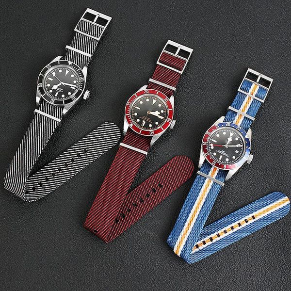 watch bands nylon watchband for rox tu dor nato parachute strap 20mm 21mm 22mm breathable bracelet outdoor sports, Black;brown
watch bands nylon watchband for rox tu dor nato parachute strap 20mm 21mm 22mm breathable bracelet outdoor sports, Black;brown