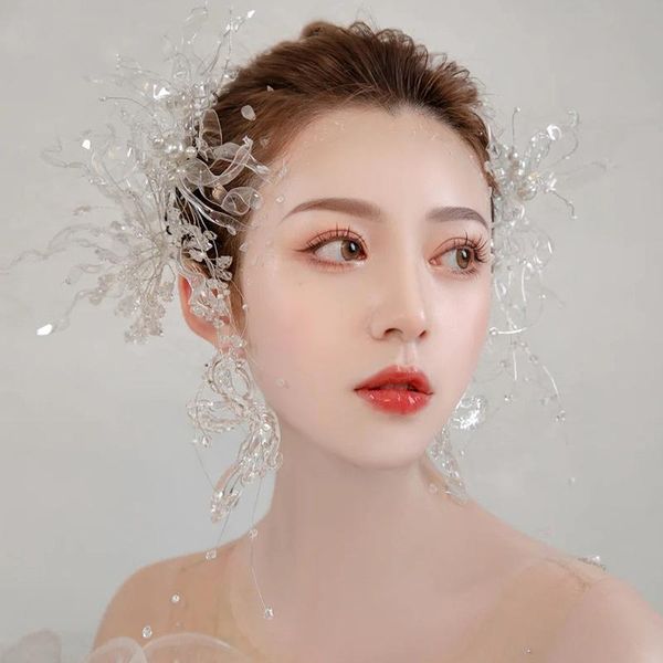 hair clips & barrettes elegant clip crystal flower hairpins accessories 2021 style crab wedding bride comb for women girls hairpin, Golden;silver
hair clips & barrettes elegant clip crystal flower hairpins accessories 2021 style crab wedding bride comb for women girls hairpin, Golden;silver