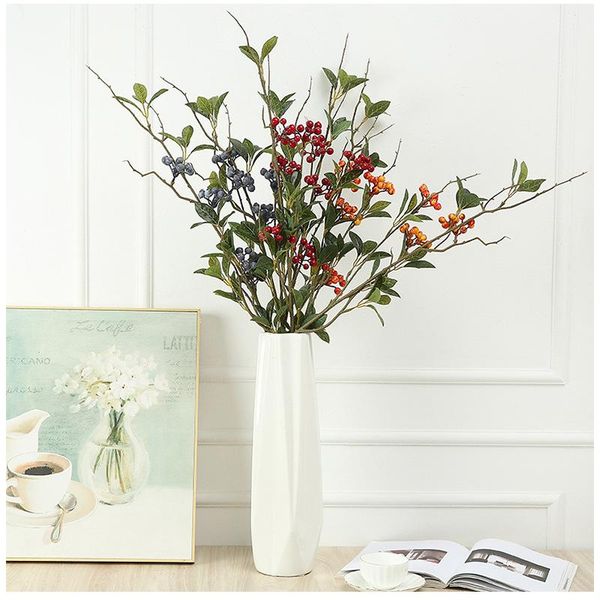 93cm simulation blueberry artificial fruit diy cranberry foam branch berry branches wedding christmas party home decoration
93cm simulation blueberry artificial fruit diy cranberry foam branch berry branches wedding christmas party home decoration