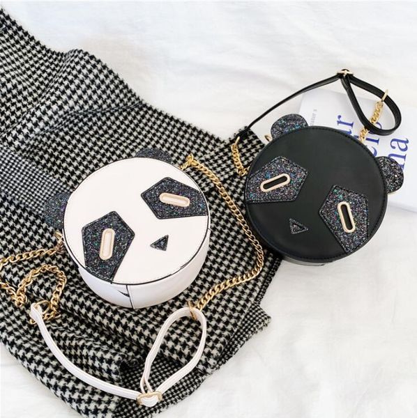evening bags round pu leather crossbody bag for women sequined panda shape chain fashion purses and handbag black girl's clutch
evening bags round pu leather crossbody bag for women sequined panda shape chain fashion purses and handbag black girl's clutch