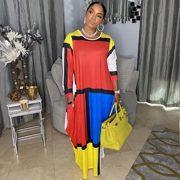 casual dresses 2021 national wind the fashion trend is comfortable loose and color printed long dress, Black;gray
casual dresses 2021 national wind the fashion trend is comfortable loose and color printed long dress, Black;gray