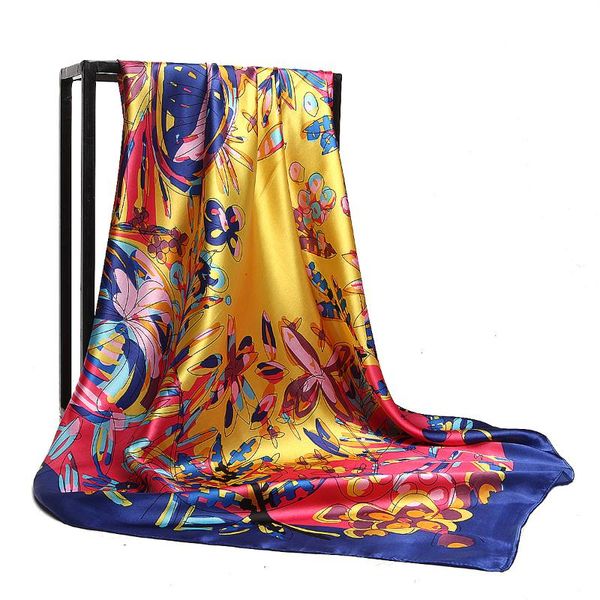 scarves fashion kerchief hijab scarf for women silk satin head scarfs headband 90x90cm square shawls and wraps ladies spring, Blue;gray
scarves fashion kerchief hijab scarf for women silk satin head scarfs headband 90x90cm square shawls and wraps ladies spring, Blue;gray