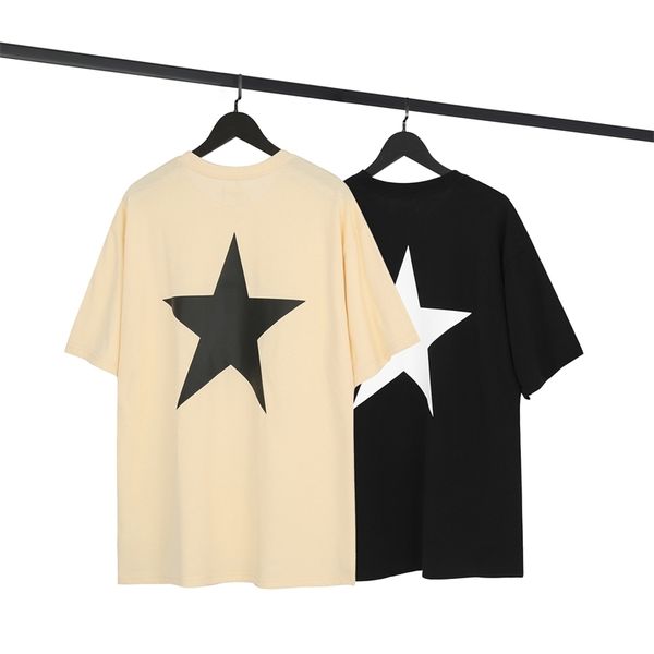 feel of god fog essentials double line five pointed star trend loose high street men's and women's short sleeve t-shirt, White;black
feel of god fog essentials double line five pointed star trend loose high street men's and women's short sleeve t-shirt, White;black
