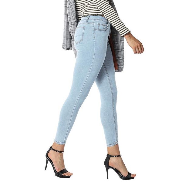 women's jeans office lady denim pencil pants blue women casual cotton high elastic skinny female trousers
women's jeans office lady denim pencil pants blue women casual cotton high elastic skinny female trousers