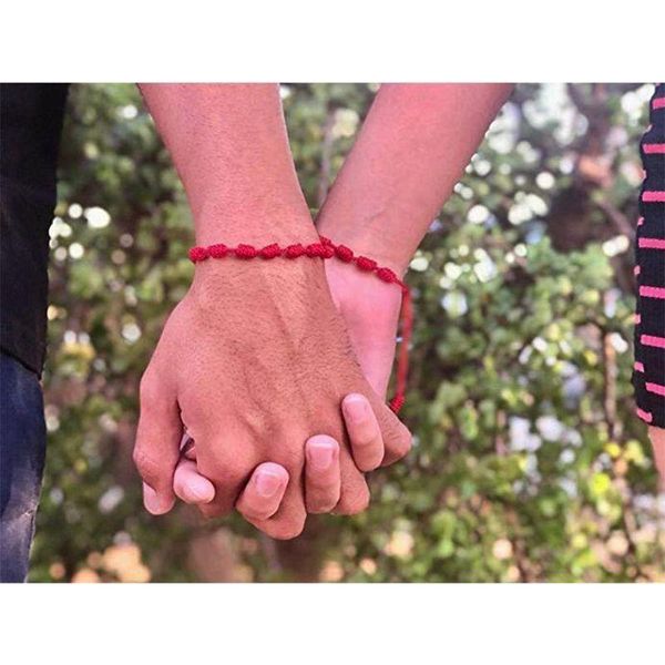 link, chain 2pcs 7 knots red string bracelet for protection evil eye good luck amulet success and prosperity friendship bracelet2021, Black
link, chain 2pcs 7 knots red string bracelet for protection evil eye good luck amulet success and prosperity friendship bracelet2021, Black