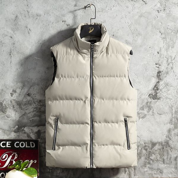 majia men's 2021 autumn and winter fashion stand collar down cotton jacket slim fit youth korean version thickened shoulder warm vest, Black;white
majia men's 2021 autumn and winter fashion stand collar down cotton jacket slim fit youth korean version thickened shoulder warm vest, Black;white