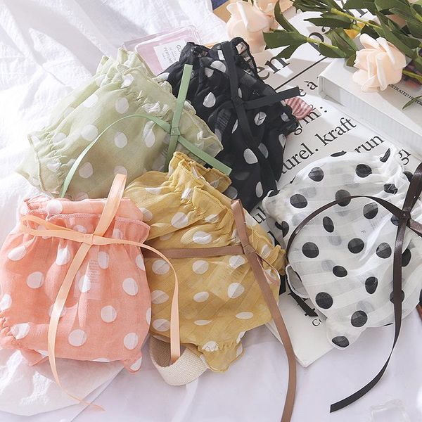 women's panties sweet underwear women girl ruffles briefs japanese thong seamless lingerie kawaii panty lolita style dot intimates, Black;pink
women's panties sweet underwear women girl ruffles briefs japanese thong seamless lingerie kawaii panty lolita style dot intimates, Black;pink