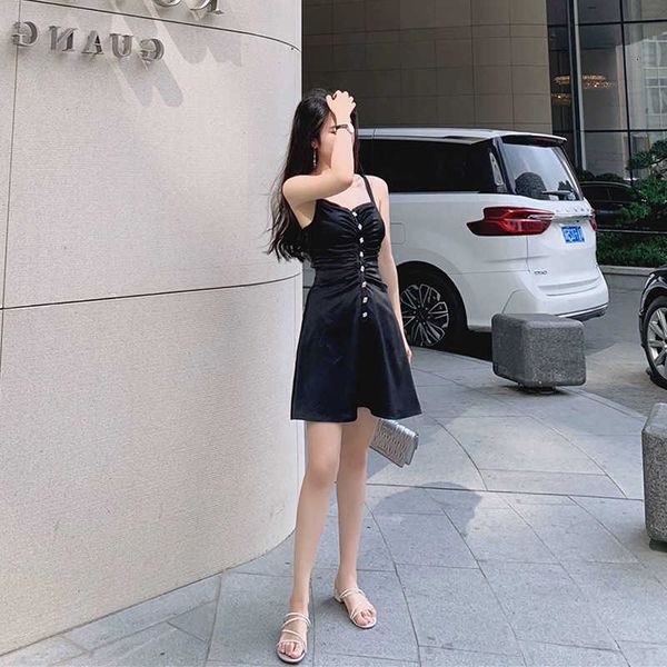 luxury evening dress 2021 french minority dating classic little black celebrity temperament slim off shoulder suspender, Black;gray
luxury evening dress 2021 french minority dating classic little black celebrity temperament slim off shoulder suspender, Black;gray