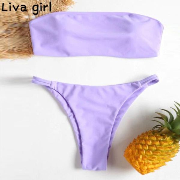 women's swimwear liva girl solid bikinis halter push up tube padded print swimsuit bandage bandeau monokini bathing brazilian biquinis, White;black
women's swimwear liva girl solid bikinis halter push up tube padded print swimsuit bandage bandeau monokini bathing brazilian biquinis, White;black