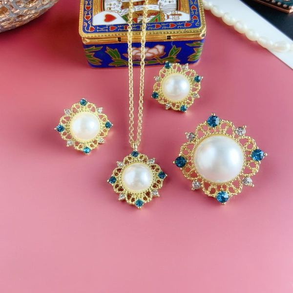earrings & necklace crystals pearls brooches jewelry sets for women engagement gift charms vintage ornaments sweater dress pins, Silver
earrings & necklace crystals pearls brooches jewelry sets for women engagement gift charms vintage ornaments sweater dress pins, Silver