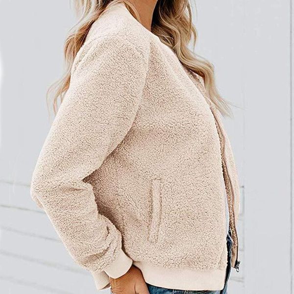 teddy faux fur coat jacket winter coat women warm female clothes with pockets overcoat chaquetas de mujer 2021, Black;brown
teddy faux fur coat jacket winter coat women warm female clothes with pockets overcoat chaquetas de mujer 2021, Black;brown