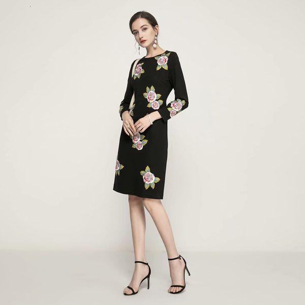 fashion 2021 spring new women vintage chic rose embroidery print elegant party gentlewoman slim black dress 8nsw, Black;gray
fashion 2021 spring new women vintage chic rose embroidery print elegant party gentlewoman slim black dress 8nsw, Black;gray