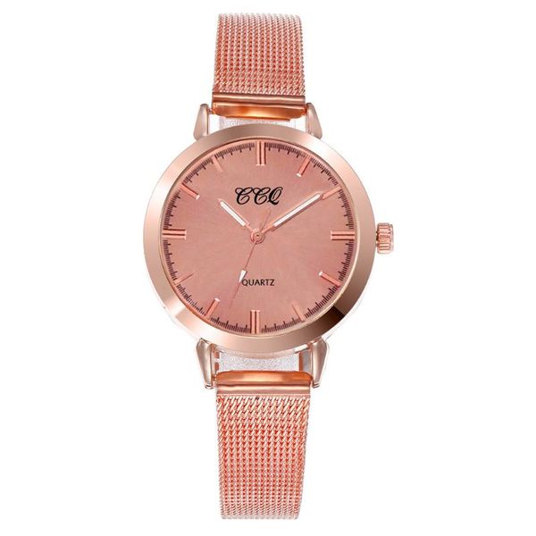 wristwatches fashion mesh strap watch casual alloy scale ladies, Slivery;brown 
wristwatches fashion mesh strap watch casual alloy scale ladies, Slivery;brown