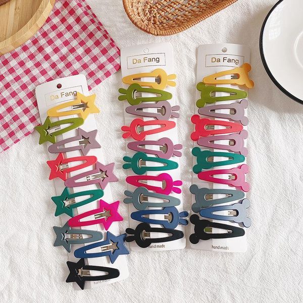 10pcs korean cute hollow children's bb clip candy color matte hair accessories star animal hairpins barrettes headdress, Slivery;white
10pcs korean cute hollow children's bb clip candy color matte hair accessories star animal hairpins barrettes headdress, Slivery;white