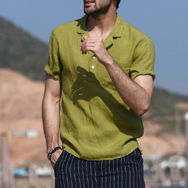 men's t-shirts 2021 summer cotton linen shirt male solid color short sleeve casual t shirts white green v-neck s-3xl, White;black
men's t-shirts 2021 summer cotton linen shirt male solid color short sleeve casual t shirts white green v-neck s-3xl, White;black