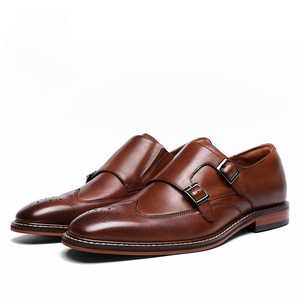 dress shoes desai double monk strap patent leather business handmade for men 2021, Black
dress shoes desai double monk strap patent leather business handmade for men 2021, Black