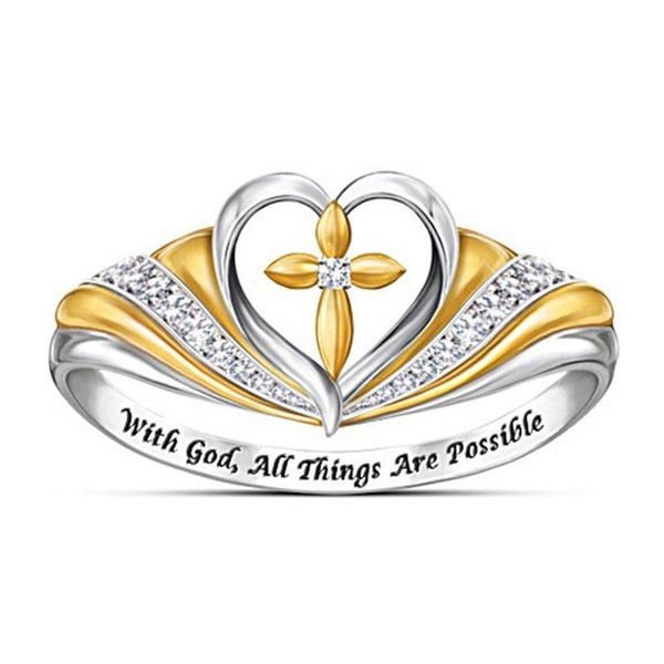 wedding rings fashion crystal cross love heart shaped micro inlay prayer for women jewelry size 6-10, Slivery;golden
wedding rings fashion crystal cross love heart shaped micro inlay prayer for women jewelry size 6-10, Slivery;golden