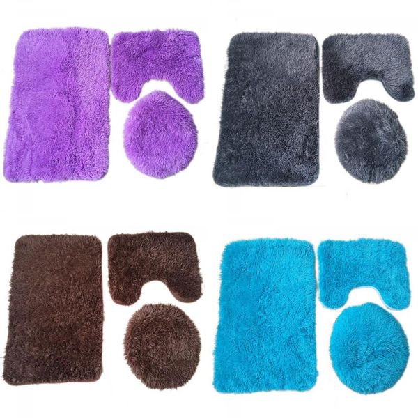 bath mats plush toilet bathroom three-piece household door mat water-absorbing non-slip combination carpet
bath mats plush toilet bathroom three-piece household door mat water-absorbing non-slip combination carpet