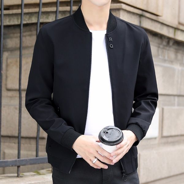 men's and autumn versatile handsome thin fashion brand casual youth baseball spring new jacket, Black;brown
men's and autumn versatile handsome thin fashion brand casual youth baseball spring new jacket, Black;brown