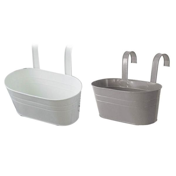 planters & pots 2 pcs double hook flower basket succulents planter pot bucket for home garden hanging flowerpot decor,white grey
planters & pots 2 pcs double hook flower basket succulents planter pot bucket for home garden hanging flowerpot decor,white grey