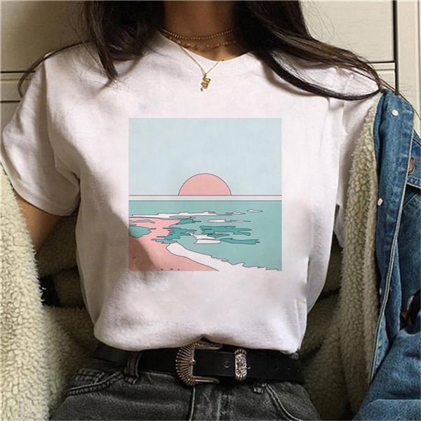 beautiful landscape sun print women t shirts 90s graphic sunset harajuku cute short sleeved female tee, White
beautiful landscape sun print women t shirts 90s graphic sunset harajuku cute short sleeved female tee, White