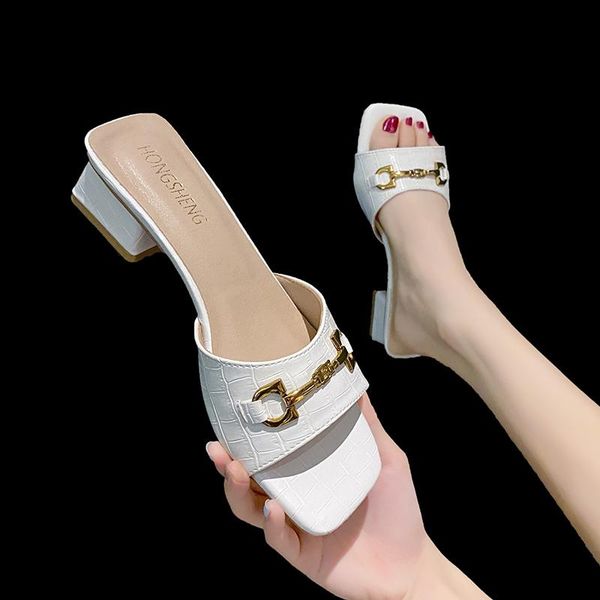 slippers 2021 fashion shoes ladies square heel soft luxury rivet block comfortable fabric hoof high heels, Black
slippers 2021 fashion shoes ladies square heel soft luxury rivet block comfortable fabric hoof high heels, Black