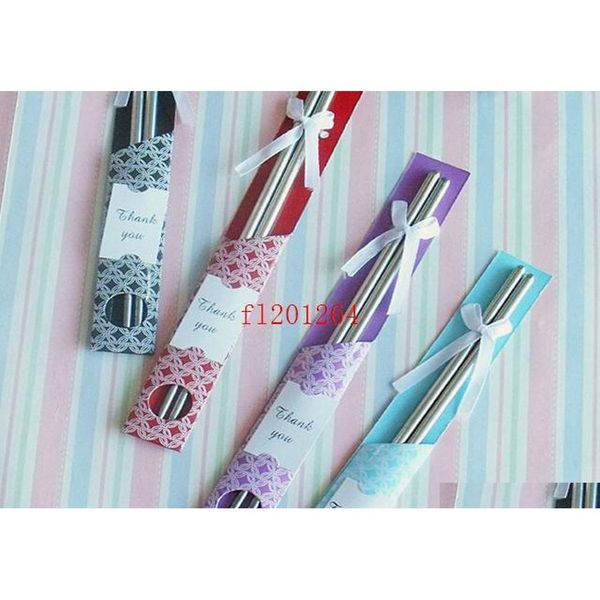 100pairs/lot fast shipping stainless steel chopsticks tableware chop stick wedding favors gift w jlliaz warmslove
100pairs/lot fast shipping stainless steel chopsticks tableware chop stick wedding favors gift w jlliaz warmslove