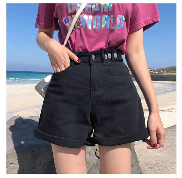 2021 brim shorts high waistband wide female caucasian leg will see ladies blue jeans for women ih83, White;black
2021 brim shorts high waistband wide female caucasian leg will see ladies blue jeans for women ih83, White;black