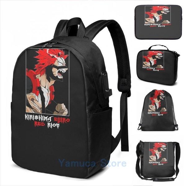 backpack funny graphic print kirishima eijiro usb charge men school bags women bag travel laptop
backpack funny graphic print kirishima eijiro usb charge men school bags women bag travel laptop