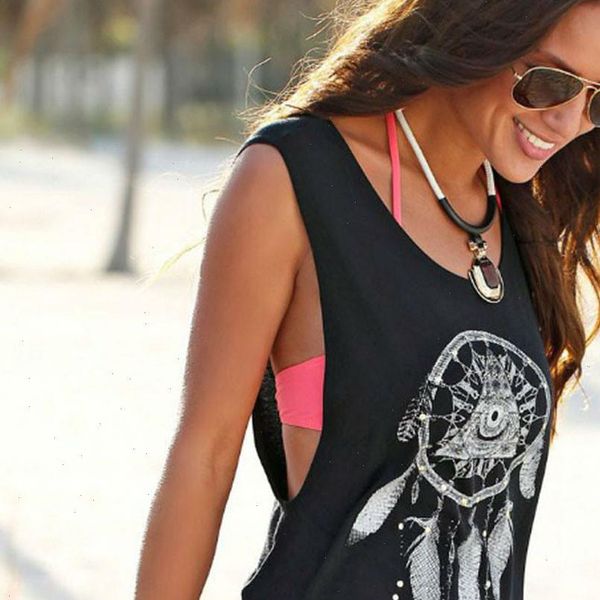 dreamcatcher printed bohemian vest women sleeveless tee o neck summer casual loose tank zhenskaya futbolka yj, White
dreamcatcher printed bohemian vest women sleeveless tee o neck summer casual loose tank zhenskaya futbolka yj, White
