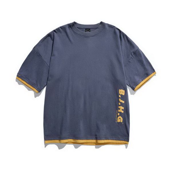 new fashion loose men t-shirt solid color fake two pieces short sleeve t-shirt harajuku tee shirt summer camisetas hombre tx151, Black;brown
new fashion loose men t-shirt solid color fake two pieces short sleeve t-shirt harajuku tee shirt summer camisetas hombre tx151, Black;brown