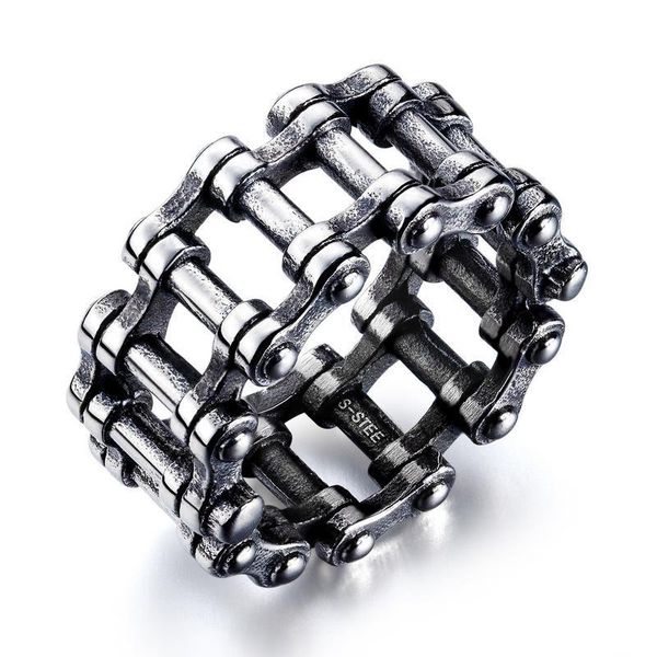 cluster rings oloey men ring punk cool stainless steel bicycle chain hand jewelry male trendy party club accessories boysfriends, Golden;silver
cluster rings oloey men ring punk cool stainless steel bicycle chain hand jewelry male trendy party club accessories boysfriends, Golden;silver